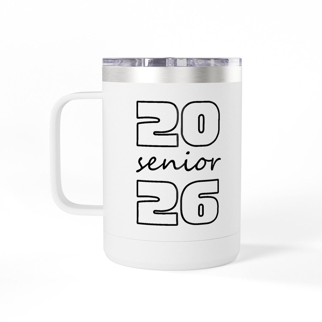 Coffee Mug Tumbler - Class of 2026 (15oz)